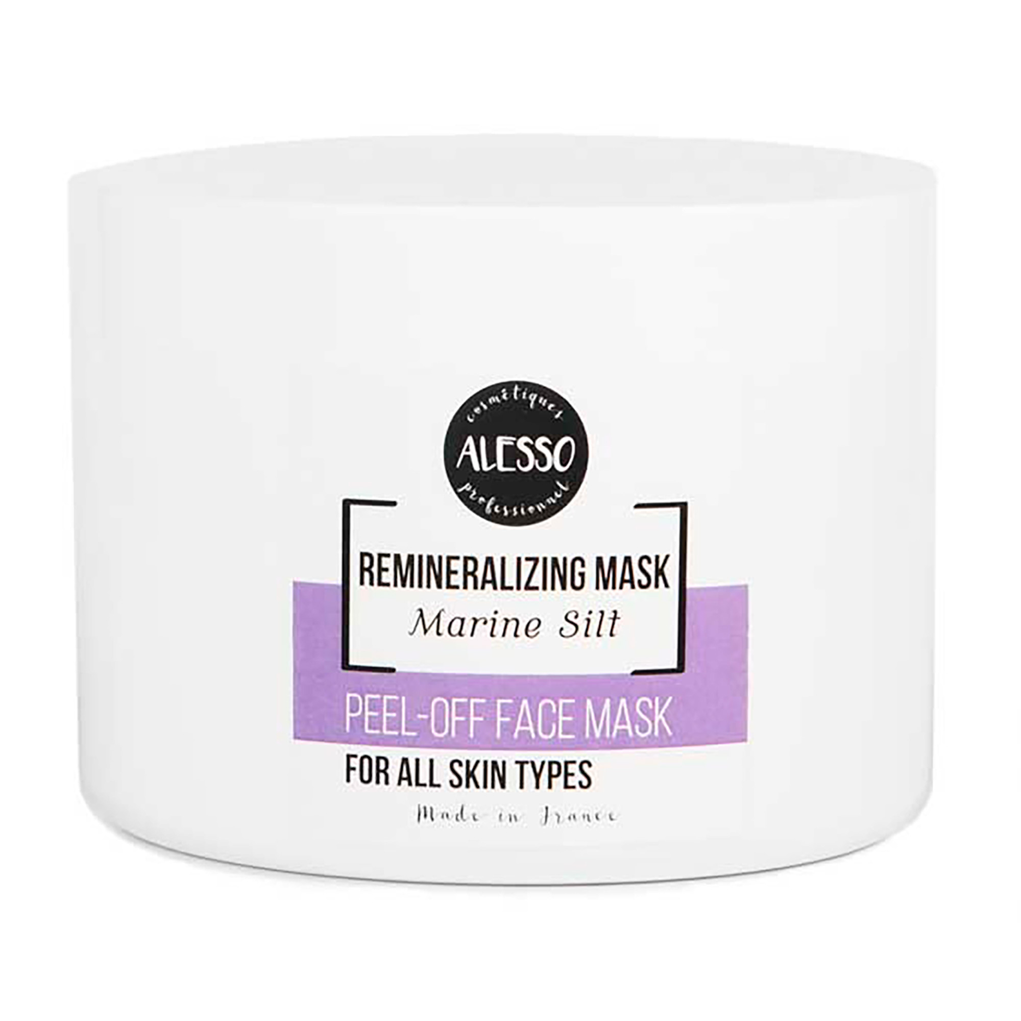 Альгінатна маска для обличчя Alesso Professionnel Alginate Peel-Off Face Mask з морським мулом, відновлювальна та ремінералізувальна, 200 г