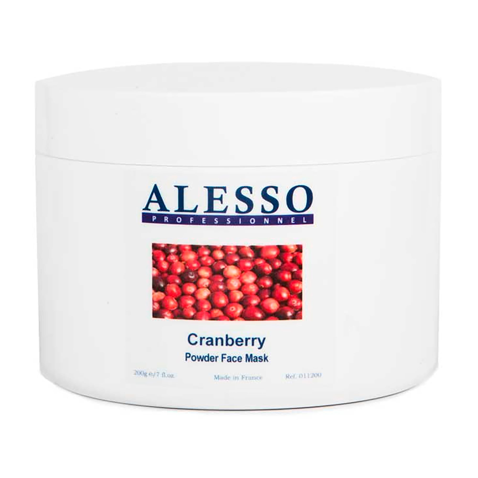 Маска порошкова Alesso Professionnel Cranberry з журавлиною, омолоджувальна антивікова, 200 г